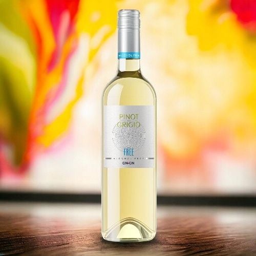 Wino bezalkoholowe CIN CIN Pinot Grigio białe półwytrawne 750 ml zdjęcie 2