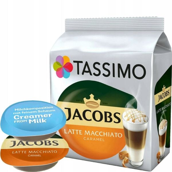 Kapsułki TASSIMO Jacobs Latte Macchiato CARAMEL 8 zdjęcie 1