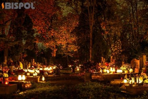 Znicz Lampion Kapliczka "CZARNY WITRAŻ" BISPOL wysokość 37,5cm wkład ~ 48h na Arena.pl