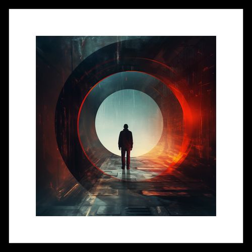Plakat 30x30cm Portal do Świata na Arena.pl
