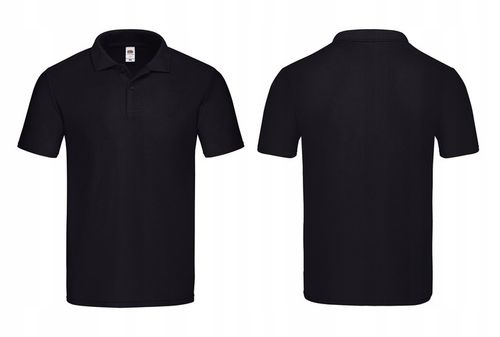 KOSZULKA Polo ORIGINAL Fruit of The Loom black XL na Arena.pl
