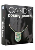 Stringi Męskie Z Pudrowych Cukierków - Candy Posing Pouch