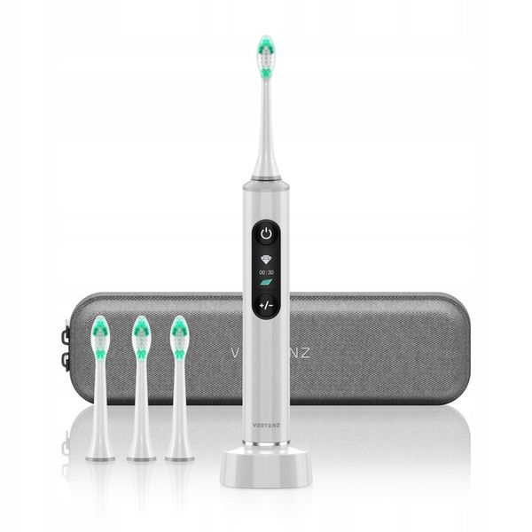 Szczoteczka Soniczna do zębów VERTENZ Wymienne Końcówki USB INDUKCJA White zdjęcie 9