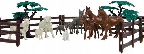 DUŻY ZESTAW FARMA FIGURKI ZWIERZĘTA KONIE OWCE na Arena.pl