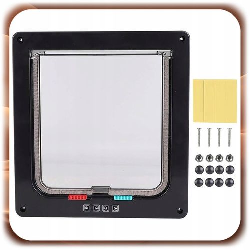 DRZWICZKI WAHADŁOWE DLA KOTA PSA DWUSTRONNE KLAPĄ 4SPOSOBY 4WAY XL +SZABLON na Arena.pl