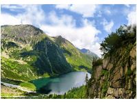 OBRAZ DRUK GÓRSKIE JEZIORO TATRY