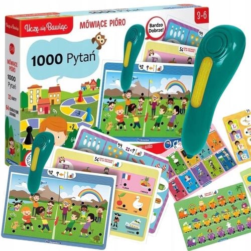 MÓWIĄCE PIÓRO 1000 PYTAŃ GRA EDUKACYJNA CLEMENTONI na Arena.pl