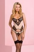 Bielizna-Denerys Corset Beige Xxl/Xxxl