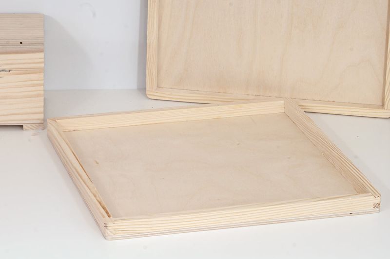 Tacka drewniana 30x30x2 cm zdjęcie 6