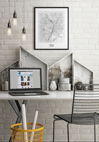 Kraków - Czarno-biała mapa 40x50 cm zdjęcie 9