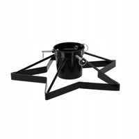 Stojak Pod Choinkę Choinkowy Choinka Metalowy Czarny Z Pojemnikiem na Wodę