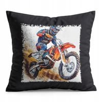 PODUSZKA CZARNA PREZENT - MOTOR MOTOCYKL MOTOCROSS