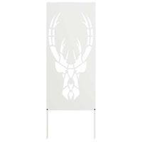 Ekran zapewniający prywatność w ogrodzie Biały 50 x 140 cm