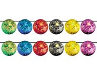 Girlanda dekoracyjna Disco kolorowe kule, 500 cm