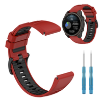Pasek do Garmin Fenix 7X / 7X Pro / Tactix bransoleta sportowy dwukolorowy