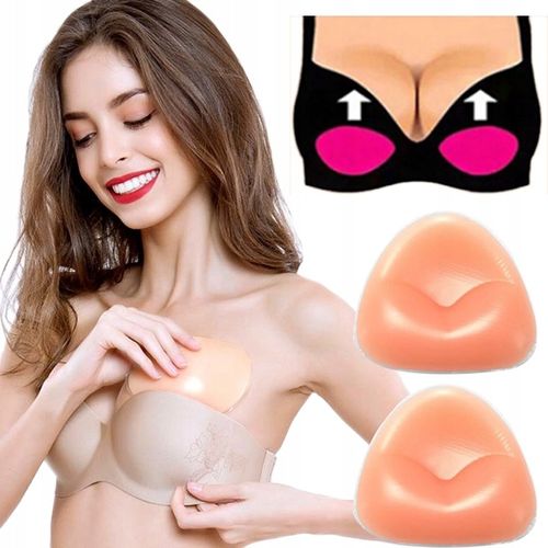 WKŁADKI DO BIKINI STANIKA PUSH UP SILIKON WYMIENNE MODELUJĄCE POWIĘKSZAJĄCE na Arena.pl