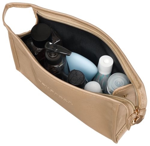 kompaktowa kosmetyczka damska ze skóry ekologicznej - peterson na Arena.pl