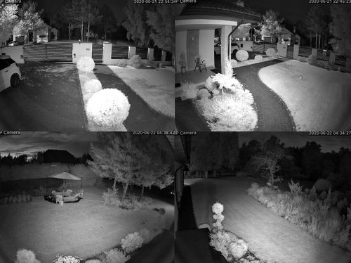 Kamera Zewnętrzna IP WiFi 5MPx 5MP Czarna Wykrywanie ludzi, AUDIO na Arena.pl