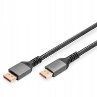 Kabel połączeniowy DIGITUS PREMIUM DisplayPort 2.1 16K60Hz DP/DP M/M czarny