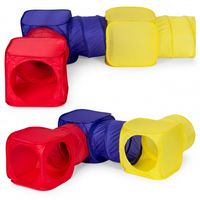 ZESTAW NAMIOTÓW DLA DZIECI IPLAY SAMOROZKŁADALNY 6 ELEMENTÓW