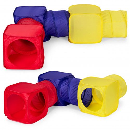 ZESTAW NAMIOTÓW DLA DZIECI IPLAY SAMOROZKŁADALNY 6 ELEMENTÓW na Arena.pl