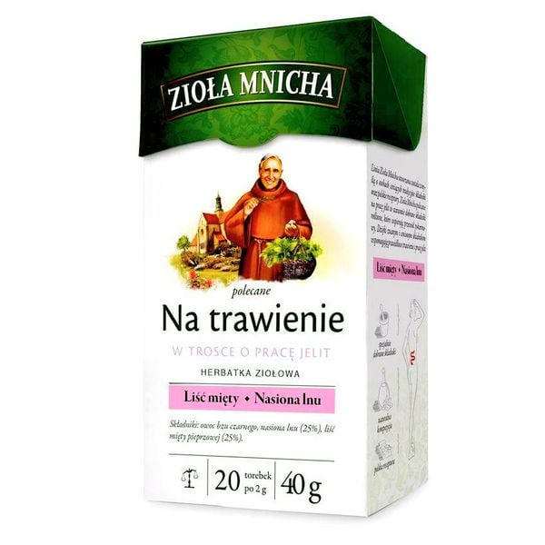 Herbata zioła mnicha na pracę jelit - BigActive - sasz*20 zdjęcie 1