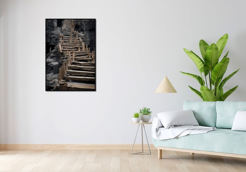 Plakat 68x98cm Schody do Nieznanego zdjęcie 4