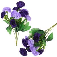 Chryzantema Bukiet Sztuczne Kwiaty do Wazonu Dekoracji Kompozycja 35 cm
