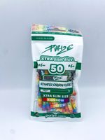 Filtry Purize XTRA Slim Rainbow 50 szt. śr. 6 mm - filtry z aktywnym węglem