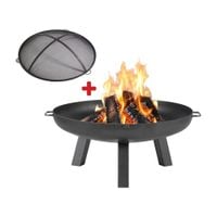 ZESTAW: Palenisko ogrodowe COOK KING Polo 60 cm wraz z iskrołapem 59 cm