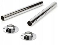 Drążek rura meblowa fi25 200cm + 2rozety do szafy