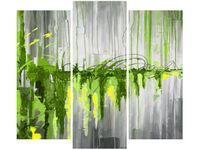 OBRAZ GREEN WATERFALL ZIELONY WODOSPAD