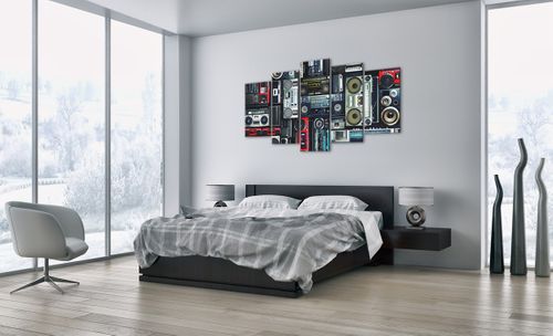 Obraz Na Płótnie - Technika Magnetofon - 160X85 Cm - Ea160X85-3875 na Arena.pl