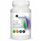 Aliness Cynk Organiczny Trio 15mg 100 t ODPORNOŚĆ