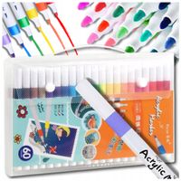 FLAMASTRY PISAKI AKRYLOWE DO RÓŻNYCH POWIERZCHNI 60 szt Acrylic Marker