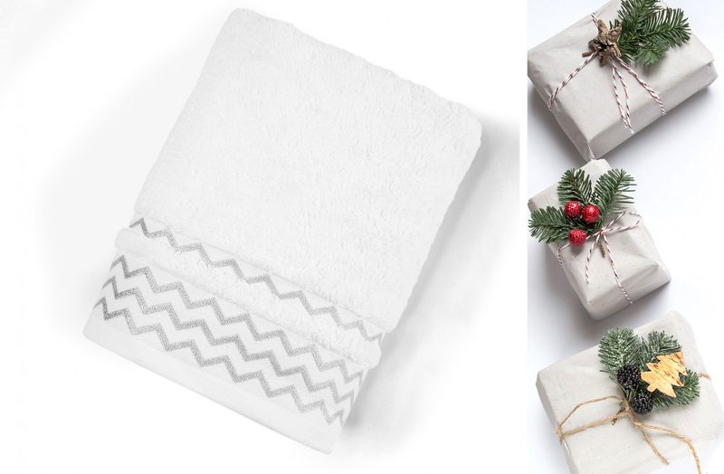 Ręcznik X-Mas Zigzak 48x76 Greno zdjęcie 4