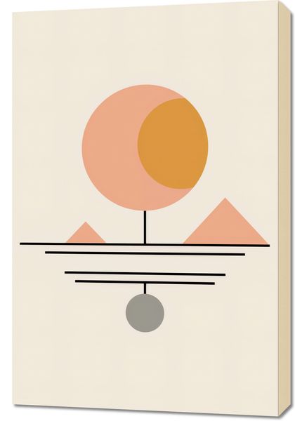 Obraz 60x90cm Geometryczna Utopia zdjęcie 1