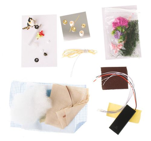 Domek dla lalek drewniany retro model DIY 3013 na Arena.pl