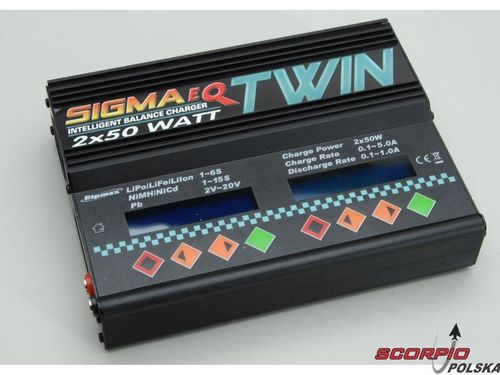 Ładowarka Pro-Peak Sigma EQ Twin AC/DC na Arena.pl