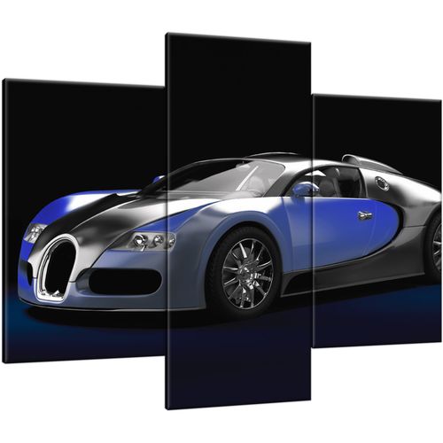 Fotoobraz 90X70 Błękitne Bugatti Veyron na Arena.pl