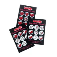 little genie love me lotto - zestaw 12 kart zdrapek z niespodziankami