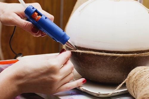 PISTOLET DO KLEJU NA GORĄCO DO KLEJENIA KLEJARKA 7mm +62 WKŁADY KLEJU na Arena.pl