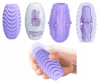 Dyskretny Dwustronny Kieszonkowy Masturbator Męski Sztuczna Wagina Jajko