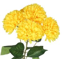 CHRYZANTEMA W BUKIECIE SZTUCZNE KWIATY JAK ŻYWE 45CM DUŻY BUKIET
