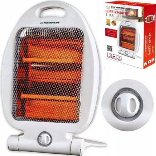 GRZEJNIK ELEKTRYCZNY NA PODCZERWIEŃ OGRZEWACZ FARELKA 800W PIECYK KWARCOWY na Arena.pl