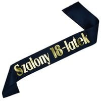 Czarna szarfa Szalony 18-latek