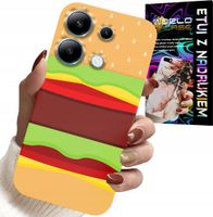 ETUI DO XIAOMI NOTE 14S - CASE BURGER CHEESEBURGER OBUDOWA PREZENT