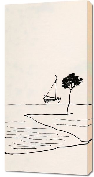 Obraz 50x100cm Spokój Przybrzeżny zdjęcie 1
