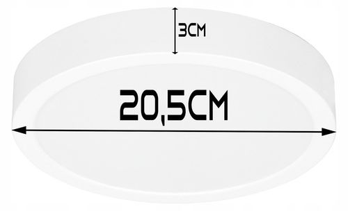 PANEL LED NATYNKOWY PLAFON SUFITOWY OKRĄGŁY 24W na Arena.pl