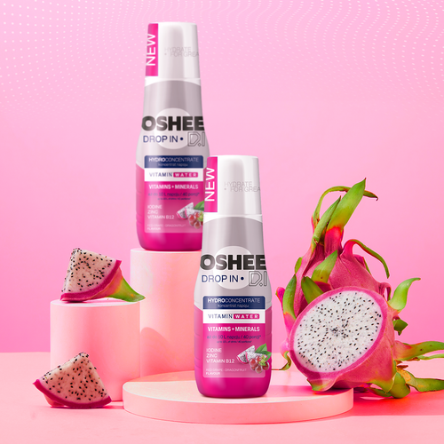 2x Hydrokoncentrat OSHEE DROP IN Witaminy i Minerały - Smoczy owoc 500 ml na Arena.pl